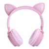 Наушники Cat Ear 3D со светодиодной подсветкой, беспроводные складные Bluetooth 5.0 гарнитуры с микрофоном