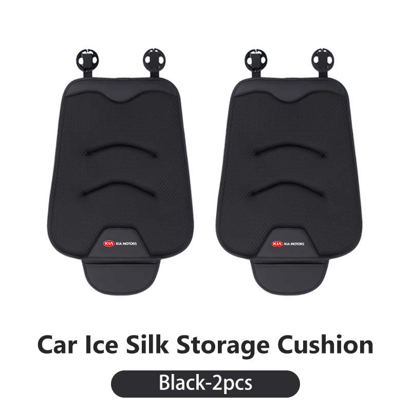 APM3 Car Universal Soft Seat Cover Ice Silk Cushion Anti Slip Storage Auto Seat Protect For KIA Sorento Stinger Soul Spectra Niro