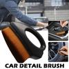 Ultra Fine Synthetic Fiber Car Tire Detailing Brush Ergonomic Handle Auto Wash Tire Cleaner High Density Portable Car Cleaning Supplies
