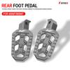 For CFMOTO 450MT 800MT CF450 MT Motorcycle Aluminium R&L Rear Foot Pedal Footrest Expandable Teeth Pedal Kit