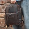 Men's Large Capacity High-End Crazy Horse Leather Backpack