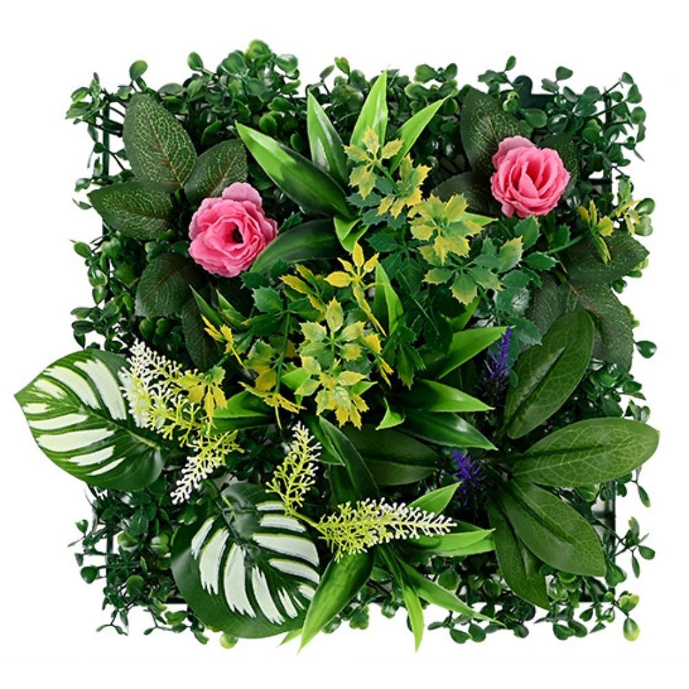 Сделай сам Панель стены из искусственных растений Вечная жизнь Защита от УФ Искусственный ковер из эвкалипта Цветок Без полива Искусственный папоротник Трава