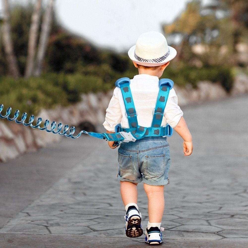 2in1 Child Anti Lost Wrist Link Reflective Toddler Harness Leashes  Outdoor Activities