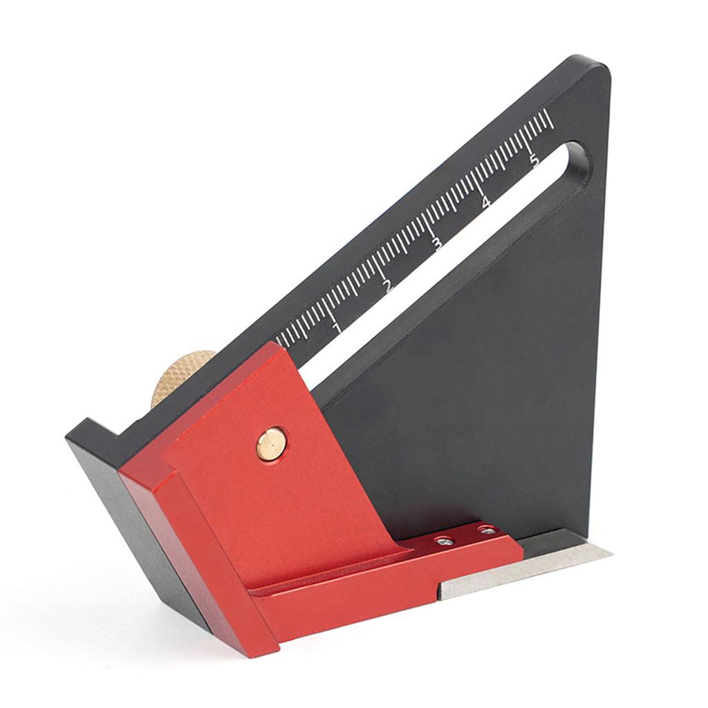 Woodworking Center Finder Scriber 12 Aluminum Alloy Carpentry Sawing Measuring Joint Making Tool