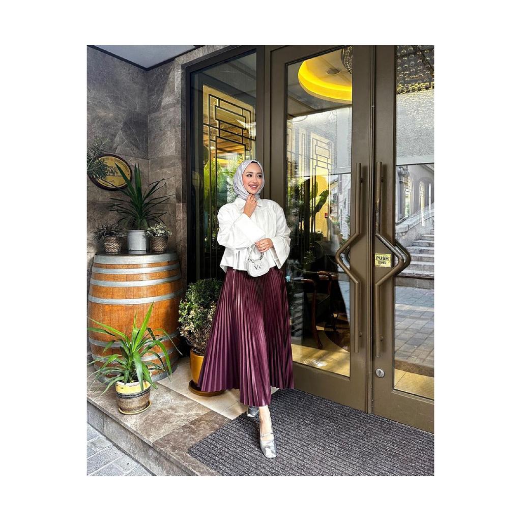 Плиссированная юбка в хиджабе