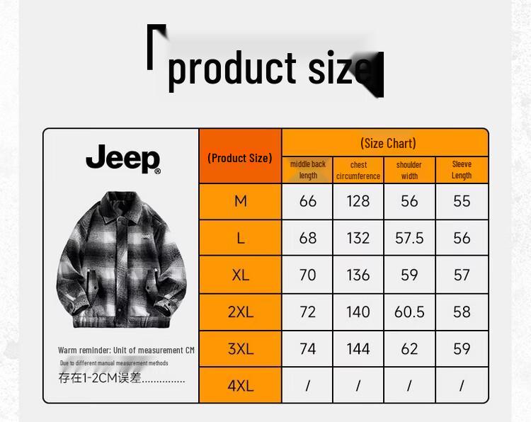 Jeep Мужская ретро клетчатая куртка с лацканами