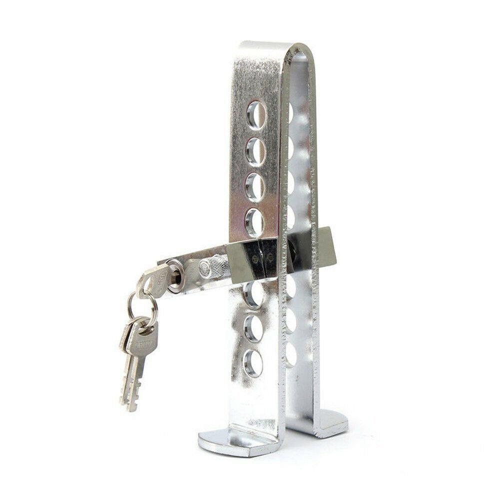 Steel Forging Clutch Brake Pedal Lock 8 Holes Anti-theft Devices Accessories Set