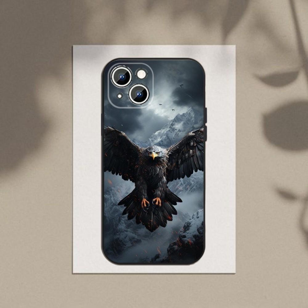 Ультратонкий чехол Eagle King TPU для iPhone 6-16ProMax/SamsungS7-S24Ultra/Redmi13TPro - ударопрочный, устойчивый к царапинам, рельефный чехол CameraSafe