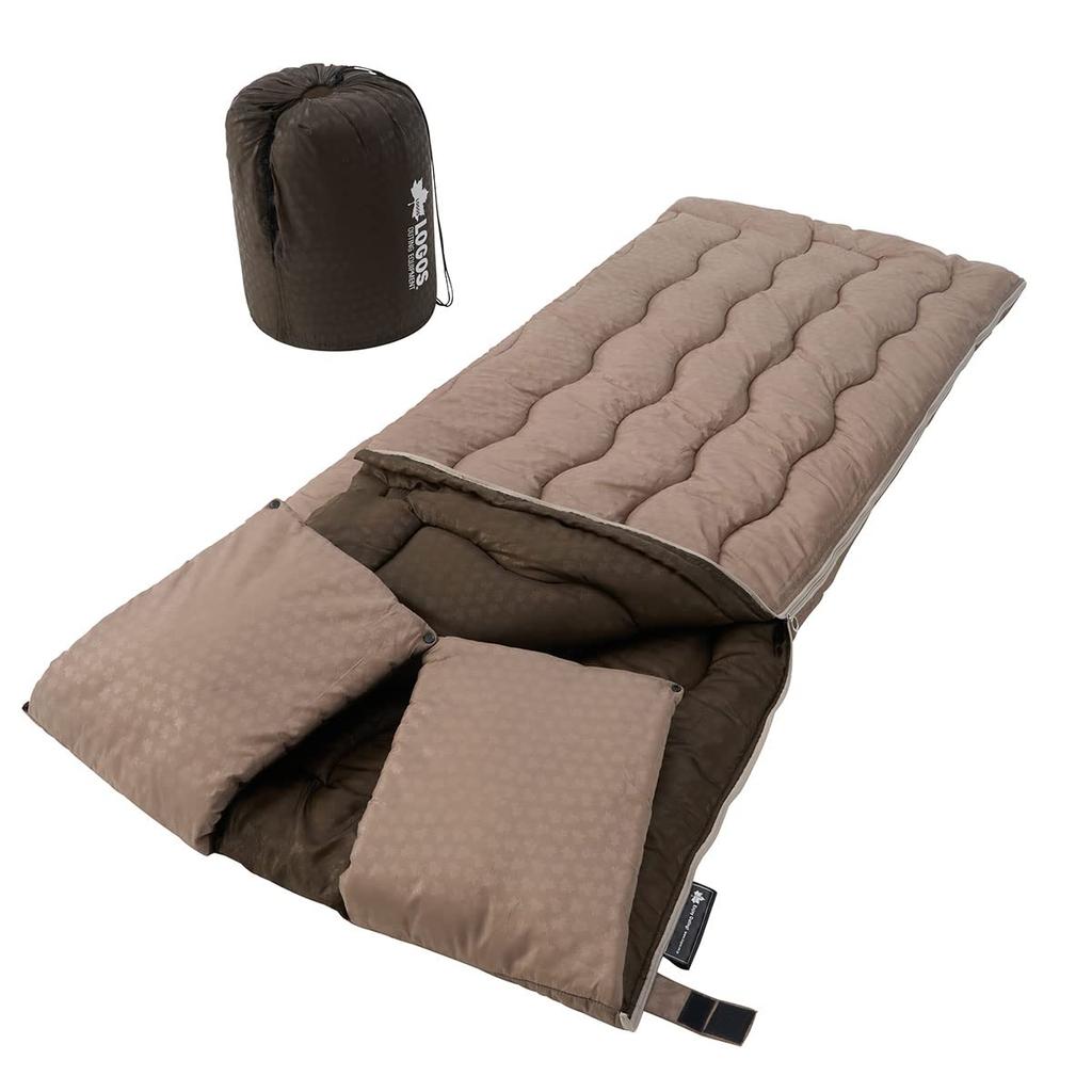 LOGOS Антибактериальный и дезодорирующий моющийся теплый спальный мешок 72600037 Спальный мешок подходит для стихийных бедствий, можно стирать до -6 зимой, -6℃,