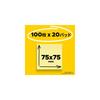 3M Post-it Notes, Large, Pastel Colors, 75 x 75 mm, 100 sheets x 20 pads, 6542-K, Eco Mark