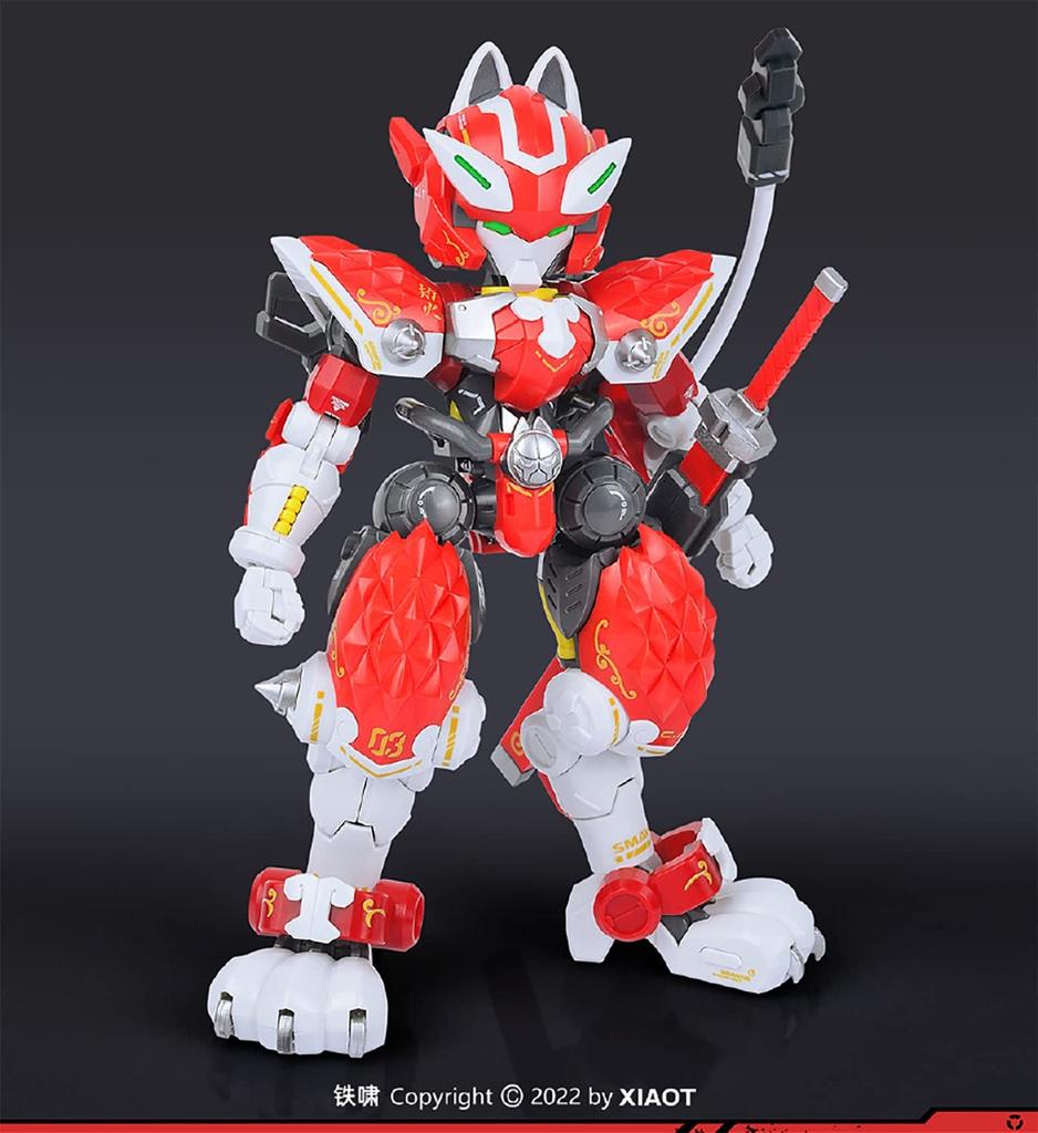 Platts XIAOT Сверхмобильная броня Cat Ninja Assault Battlefield Commander Flame Scale Цветная пластиковая модель XIA3 CAT-03 1/60