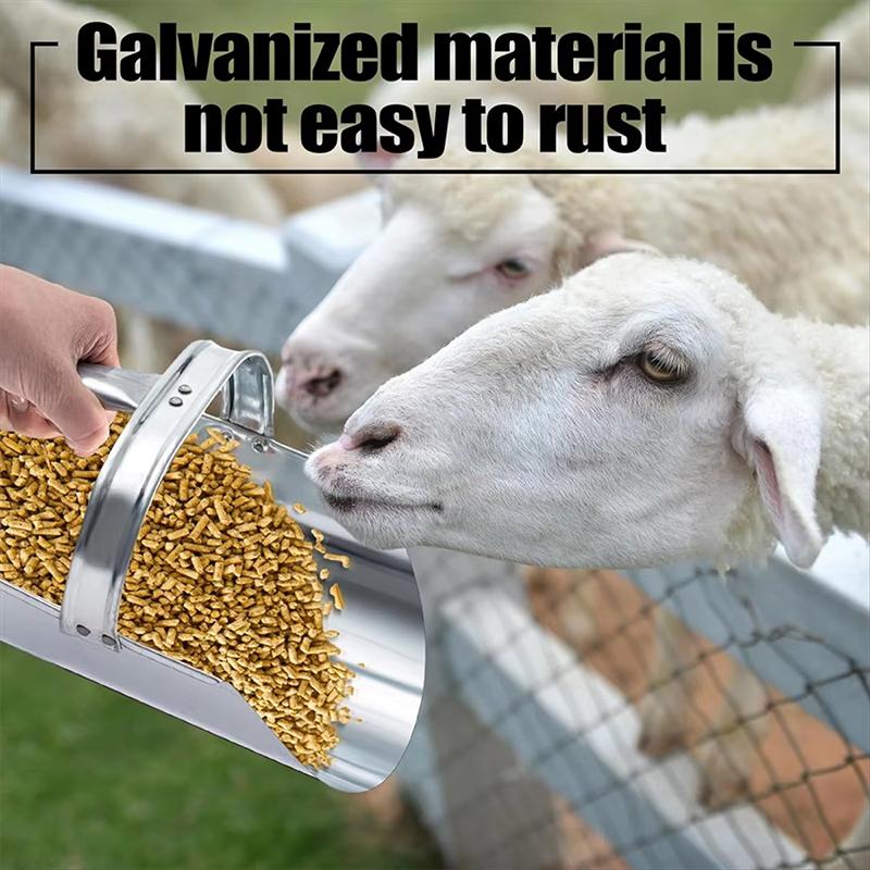 Толстый металл Большая вместимость Совок для риса Совок для корма Многофункциональный Гладкая эргономичная ручка Кухня Супермаркет Фермы