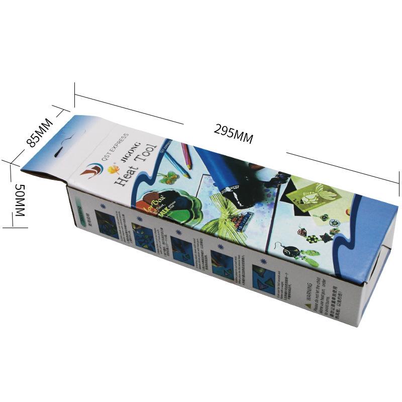 US Standard Heat Gun for Polymer Clay, DIY Rubber Stamps, Embossing Powder & Shrink Sheets, 110V Black