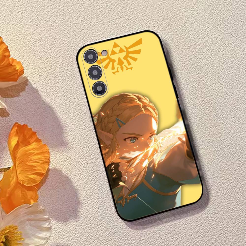 Чехол для телефона Игра The Legend of Z-Zelda Princess для Samsung Galaxy A73,A72,A71,A70,A53,A52,A51, Мягкий силиконовый черный чехол