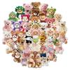 50 шт. Милый плюшевый медведь Граффити Прозрачные наклейки Телефон Гитара Ноутбук Блокнот Чемодан Кружка Водонепроницаемые Наклейки Наклейка Игрушка