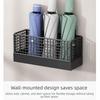 Rust-Resistant Umbrella Holder Wall-Mounted Umbrella Stand Modern Umbrella Storage Rack  Dorm