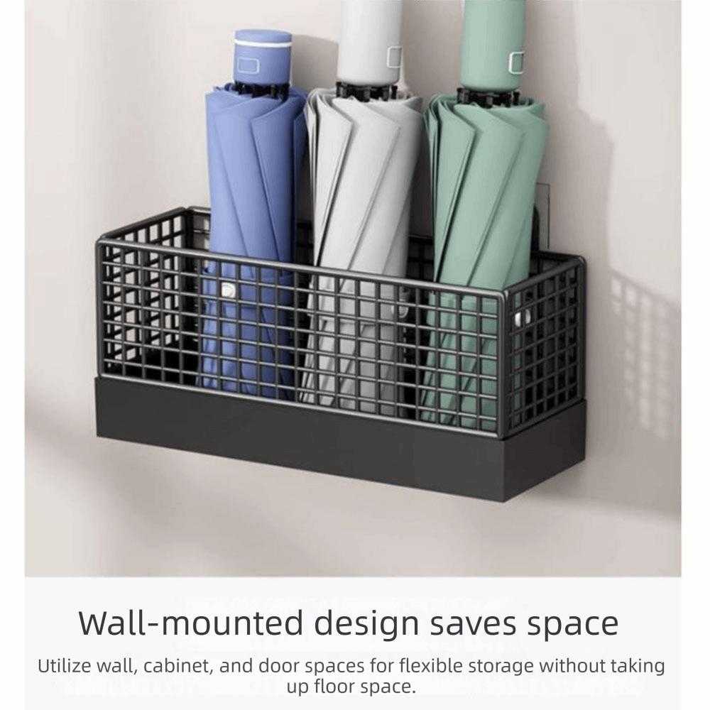 Rust-Resistant Umbrella Holder Wall-Mounted Umbrella Stand Modern Umbrella Storage Rack Dorm