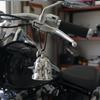 Сплав Мотоциклетный Колокольчик Тисненая Звезда Прочное Украшение Мотоциклетный Колокольчик Брелок Подвеска Для Мальчиков Женщин Мужчин Девочек Подростков