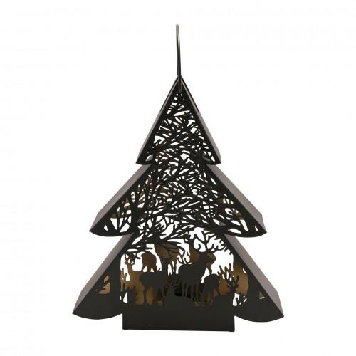 Black Tree Lantern Large