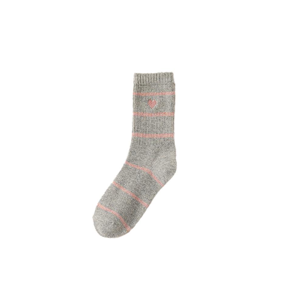 Wool Socks for Women's Autumn and Winter Thickened Warm Socks for Women's Feet Warm Sleep Thickened Cashmere Mid-calf Socks for Autumn and Winter