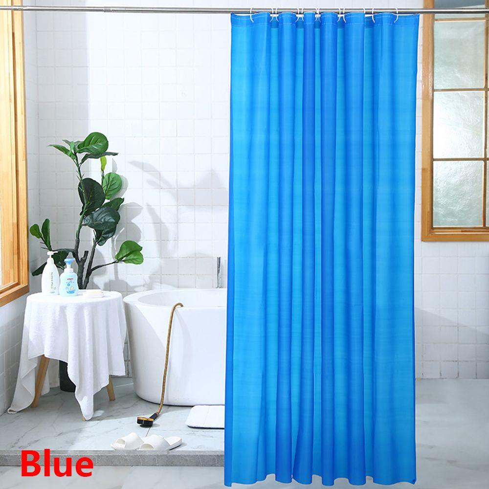 New With 12 Hooks Room Decor Bathtub Curtains PEVA Thicken Bathroom Screens Shower Curtain