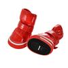 4 Pcs Waterproof Winter Pet Dog Shoes Anti-slip Puppy Snow Boots Leather Dog Footwear Warm Shoes For Small Dogs Cats Chihuahua