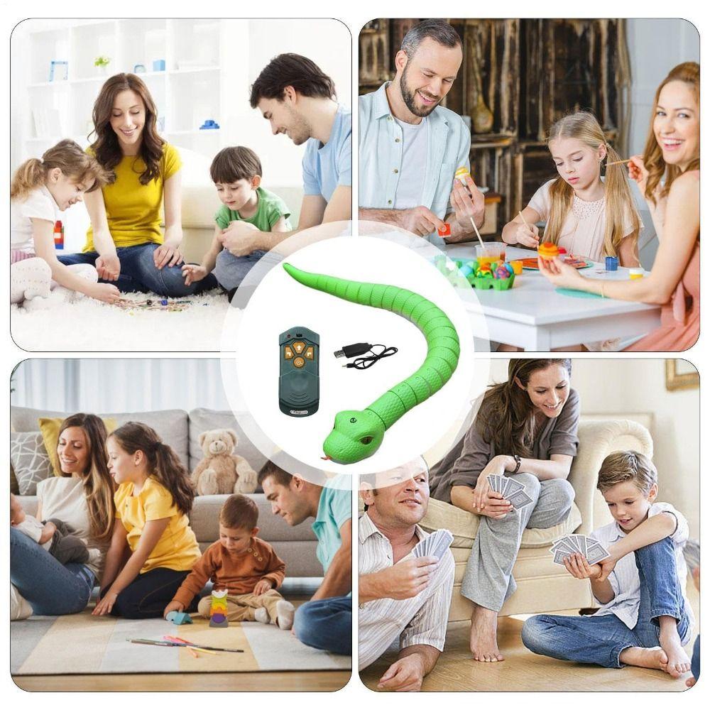 Сценические выступления Игрушка-змея на дистанционном управлении Игрушка-змея-робот для детей, мальчиков, девочек, взрослых