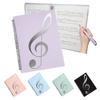 YOHAC Sheet Music File by a Professional Sheet Music Pastel A4 40 [Supervised Pianist] Holder, Writeable, Colors, (2 Spreads, Pages, Lavender)