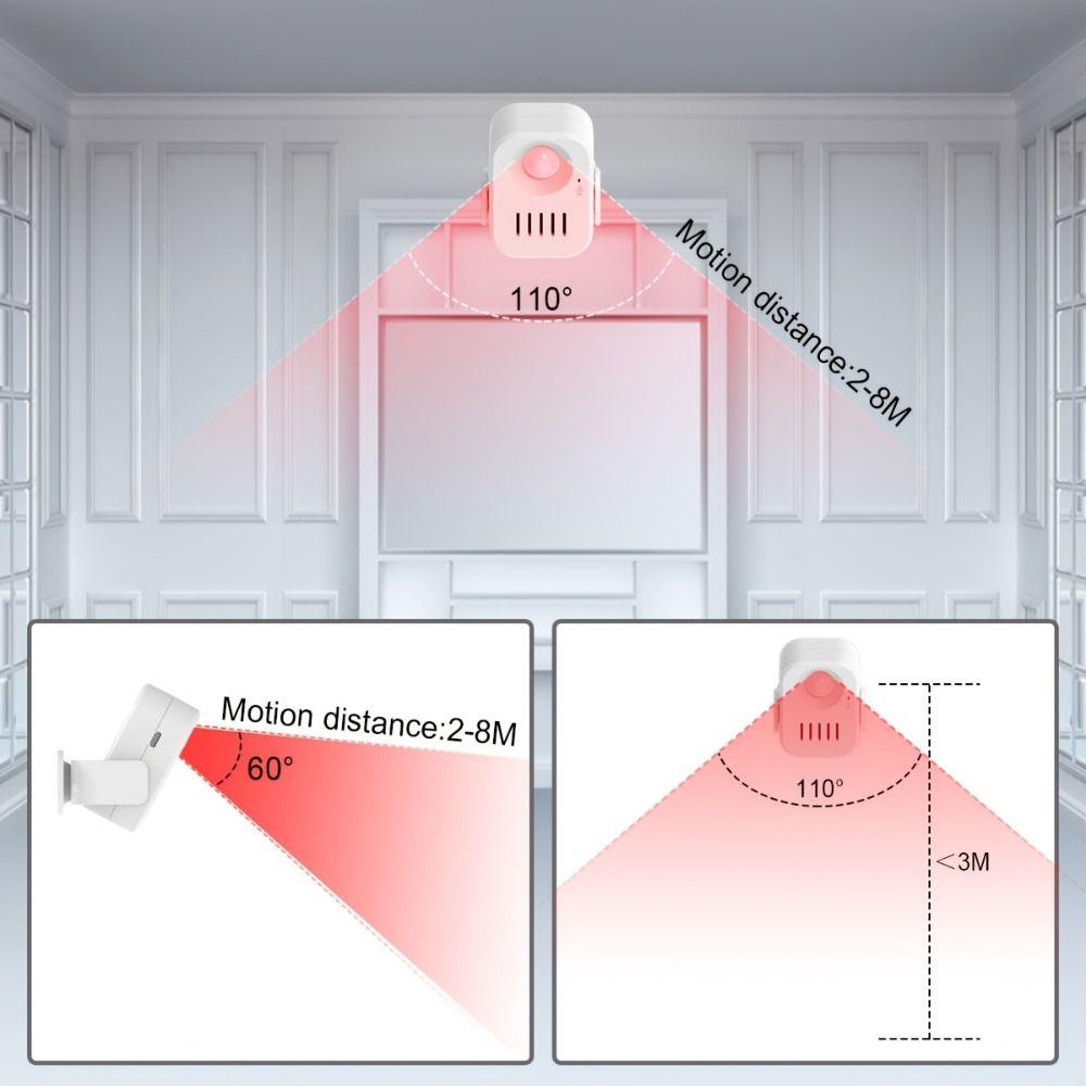 Security Alarm Smart Voice-Activated Doorbell Welcome Device  Store Office Hotel