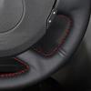 Черный чехол на руль автомобиля из искусственной кожи для Renault Laguna 2 Vel Satis Espace Trafic 2 2001-2014 Nissan Primastar 2009-2015