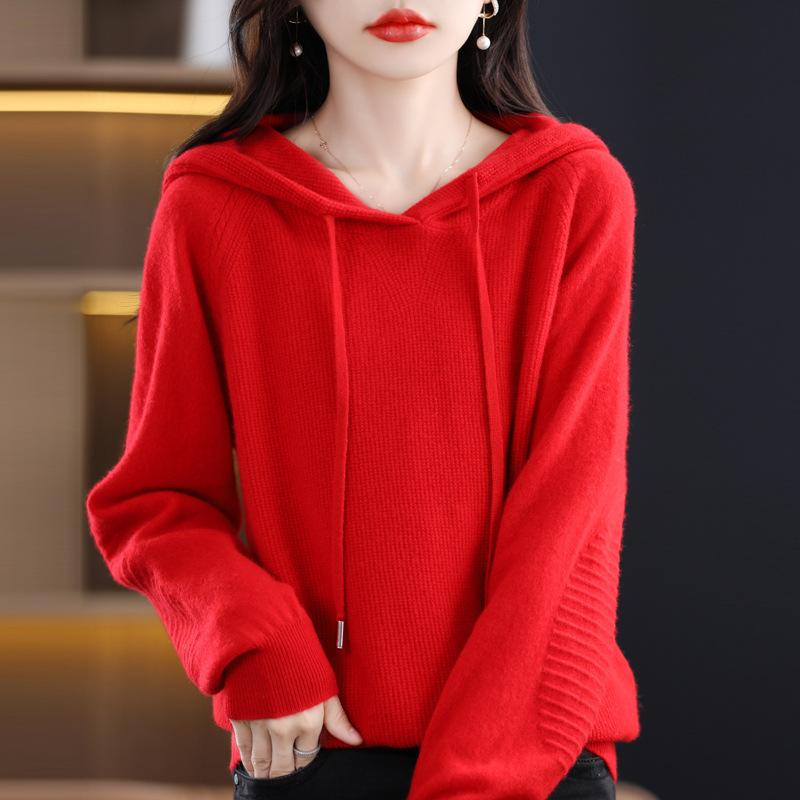 YYFS Женская мода, повседневные однотонные свитера с длинными рукавами и осенне-зимним принтом