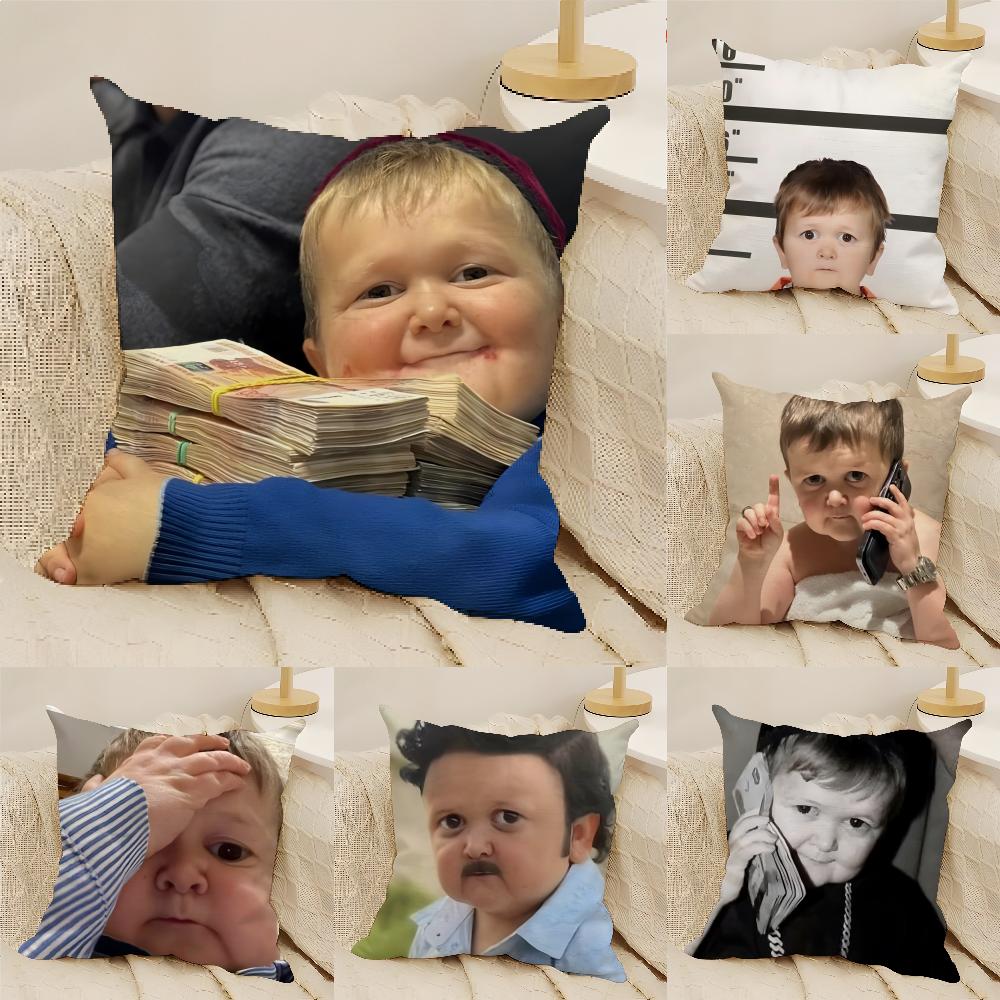 Viral Internet Meme Character Pillow Case Natural Linen DoubleSided Printing Sofa Home Decor Cushion Cover