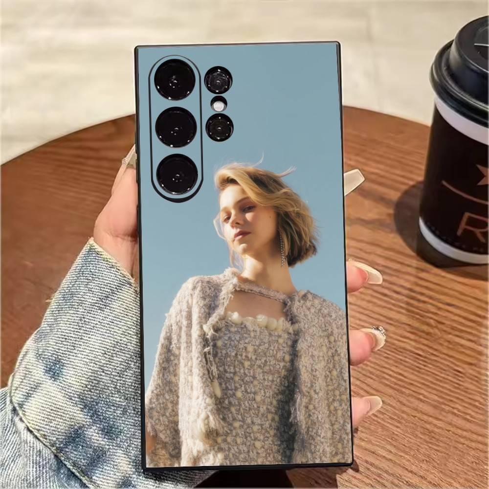 Чехол для телефона Pippa E-Emma M-Myers-S для Samsung S25, S24, S21, S22, S23, S20, Ultra, S26, Plus, Fe, Note, 5G Черный чехол