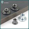 Thickened Welded T-Nut, Cold Heading Iron Plate, Round Imperial Fine Thread, Natural Color, Sizes M6/M8/M10.