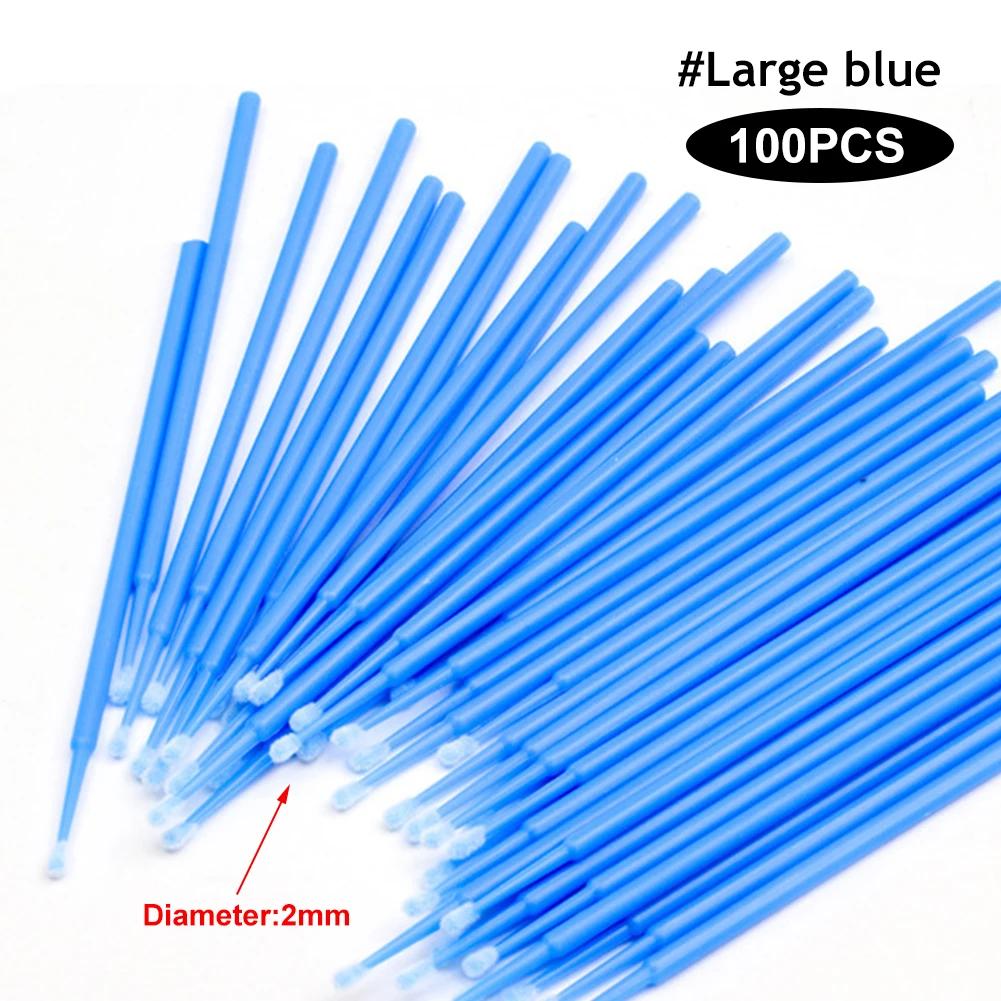 100 шт./лот кисти для подкраски микро-наконечники для автомобильной мини-кисти для автомобильных деталей головка мини-спрей автомобильный аппликатор палочка