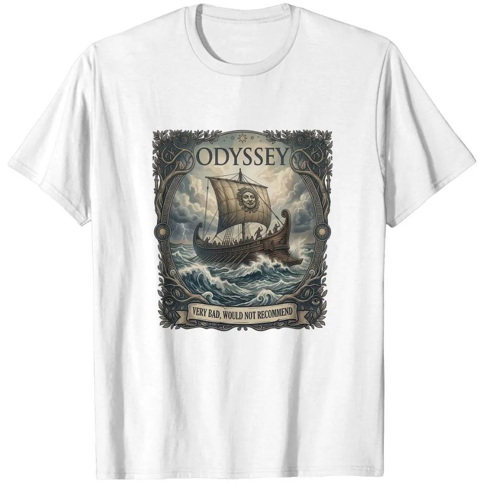 Odysseus Epic Music Custom Printed T-shirt, Epic Enthusiasts Retro Mythical Costume Book Gift Polyphemus T-shirt