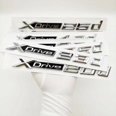 3D ABS Значок XDrive Для X1 X2 X3 X5 X6 X7 Наклейка на Крыло Автомобиля Задний Багажник X Drive 18d 20d 25d 30d 35d 40d 50d 18i 20i 25i 30i