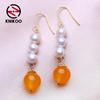 Drop Earrings For Women Fashion Natural Freshwater Pearl Earrings Jewerly For Wedding Party Gifts