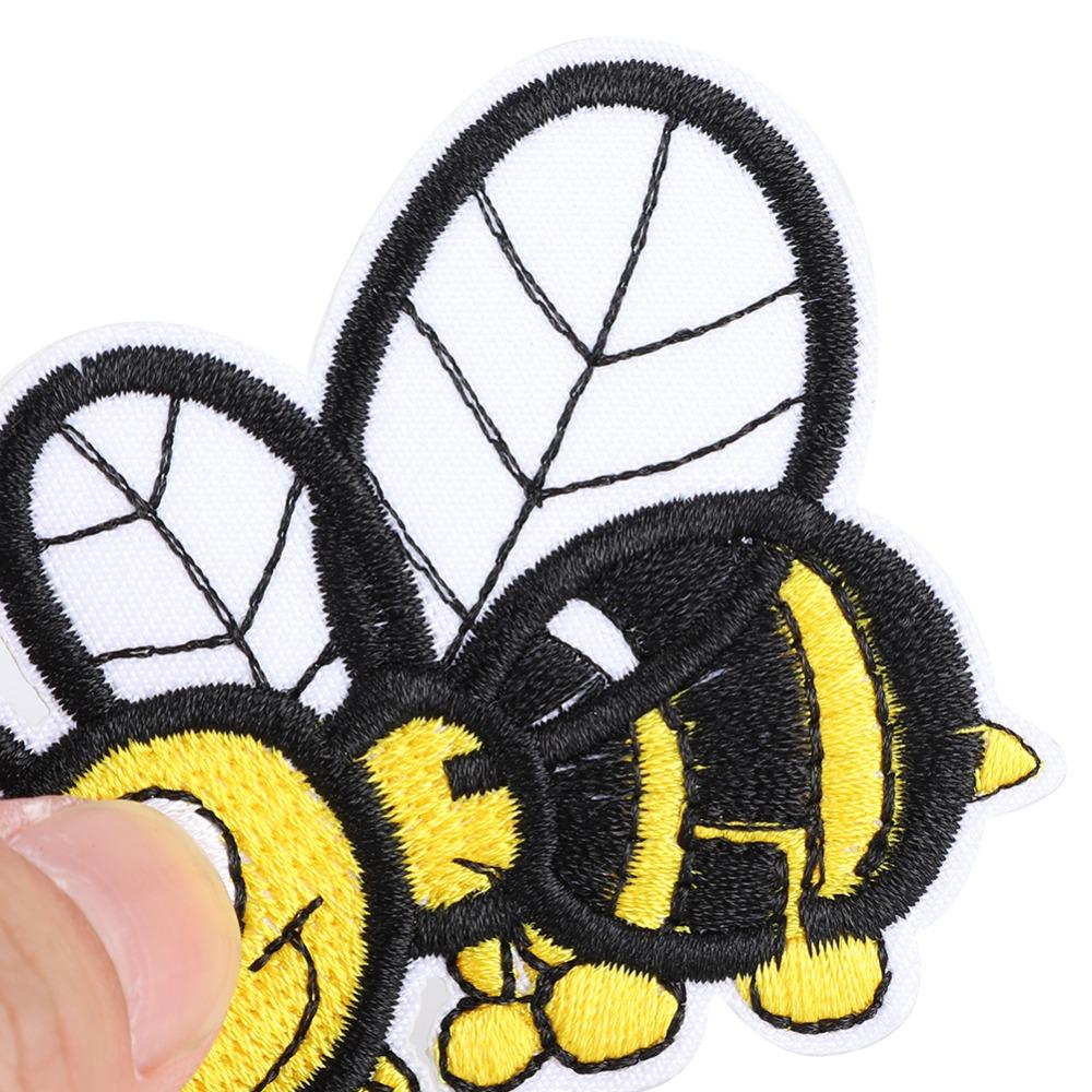 20pcs Fabric Patches Iron On Patches Embroidered Cloth Sew On Patches For Clothes