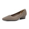 Spring Women Shoes Pointy High-heeled Shoes Autumn Fashion Breathable Anti-skid Rubber Sole Shoes Plus Size Slip On Women Pumps