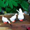 Resin Duck Decoration for Fish Tank and Outdoor Garden Micro Landscaping Water Features