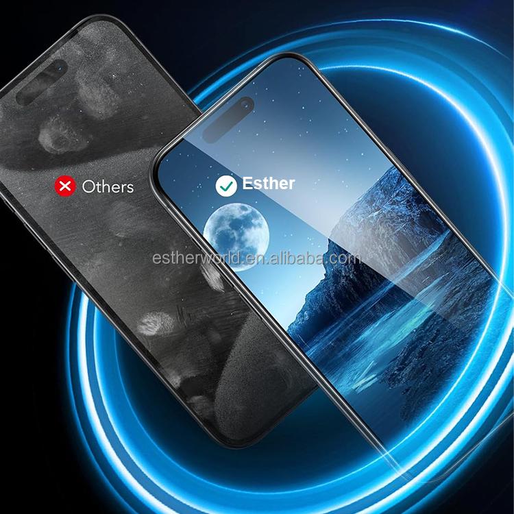 9H 35KG Press No Broken Super Strong High Quality Electroplating Anti-Fingerprint 2.5D Tempered Glass for 13 Screen Protector