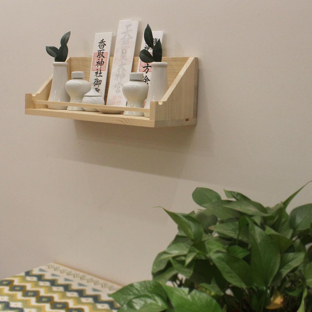 YA-TANAITA-40 (Япония, тип Камидана E) - Настенный держатель для синтоистского святилища для семейных святынь, фуда, одного святилища, трех святилищ и облачных узоров