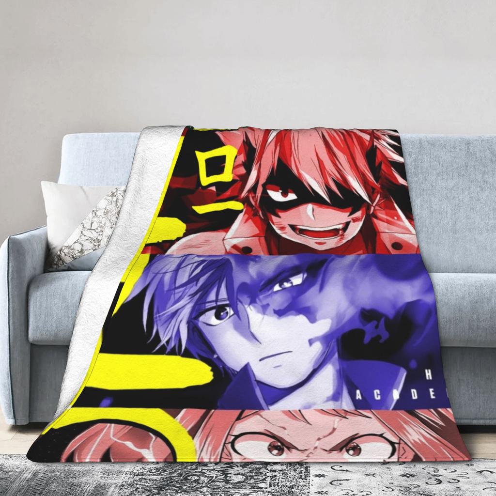 Даби Пледы Академия Аниме Манга Шерсть Потрясающие Мягкие Пледы для Дома Осень/Зима