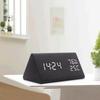 Будильник с голосовым управлением, энергосберегающие многофункциональные настольные часы из АБС-пластика с прозрачным экраном для дома 
