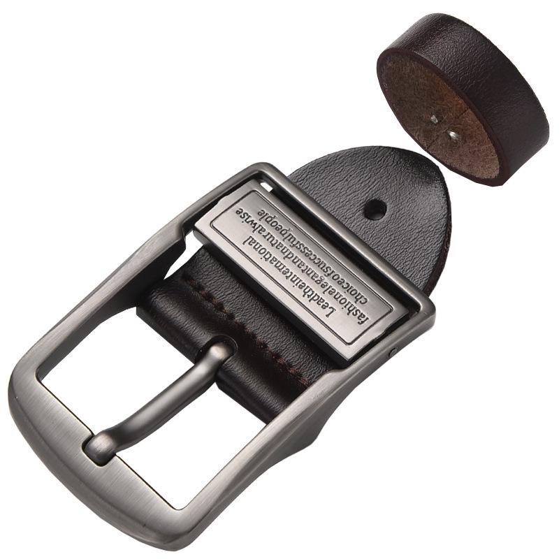 Men's Genuine Leather Pin Buckle Waistband Accessory