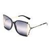 Plastic Sunglasses Glasses Women's Black Gold