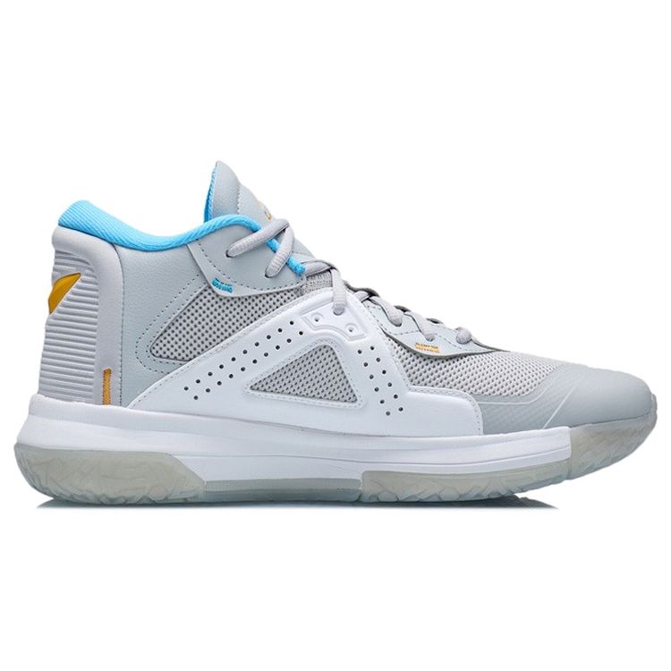 Баскетбольные кроссовки Li Ning Team Emblem Mid Мужские баскетбольные кроссовки Coin-Gray ABAR117-4