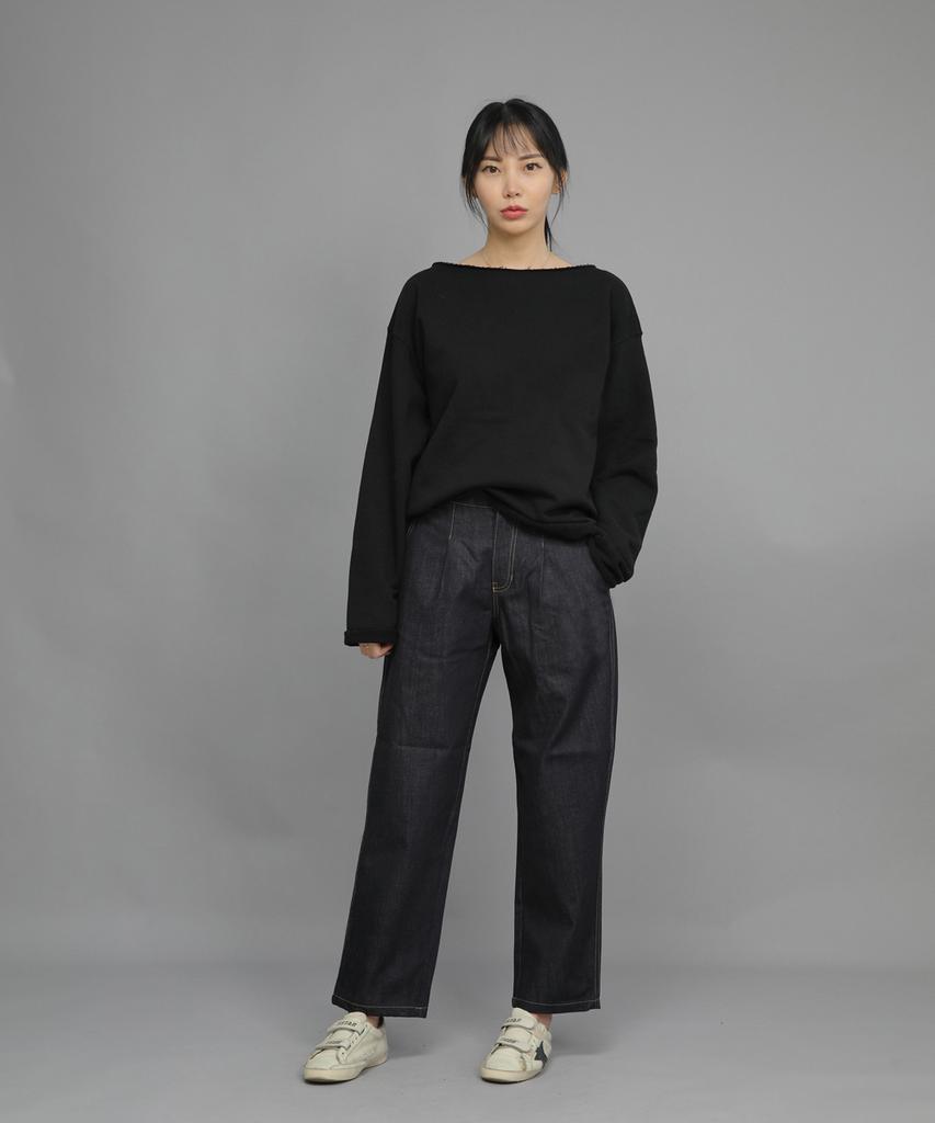 Свитшот Seinteukeulu Heavy Terry Grunge Hgs-802 Черный