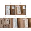 DIY Двойное Окно Деревянная Рама Кукольный Дом Окно Кукольная Мебель Двери Домашние Модели Украшения